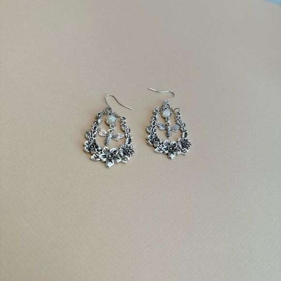 Bees earrings N1075 - Picture 2 of 3